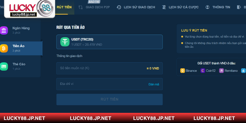 Hệ thống giao dịch rút tiền tân tiến đảm bảo tốc độ xử lý nhanh