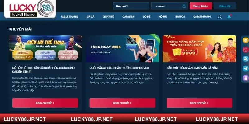 Sự kiện khuyến mãi được cập nhật liên tục, với thể lệ tham gia rõ ràng 